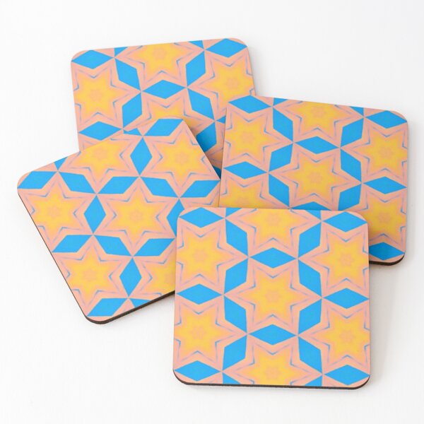 Item preview, Fluorescent Sunset Kaleidoscope 6 designed and sold by KaleidoscopeMeg.