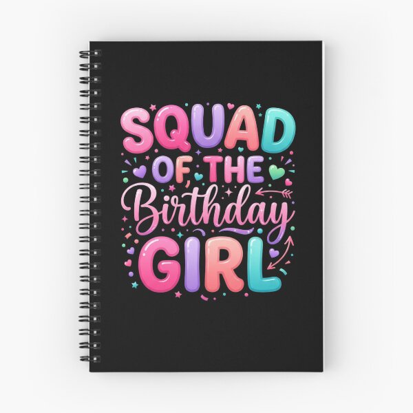 Item preview, Squad of the Birthday Girl Cute Kawaii Bday T-Shirt | Funny Birthday Party Graphic Gift for Girls designed and sold by Trendably.
