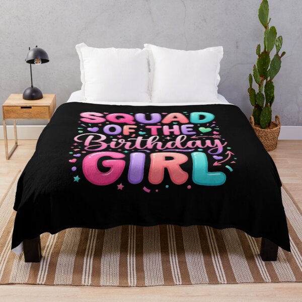 Item preview, Squad of the Birthday Girl Cute Kawaii Bday T-Shirt | Funny Birthday Party Graphic Gift for Girls designed and sold by Trendably.
