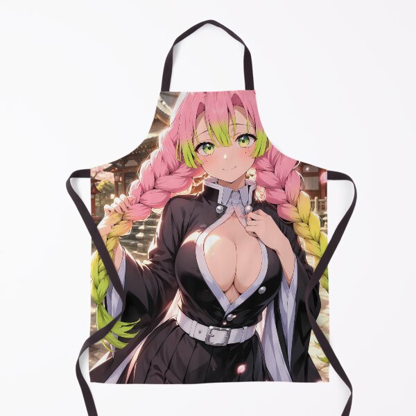 Item preview, Mitsuri Kanroji Demon Slayer Sakura Shrine Portrait designed and sold by Dashsopaner.