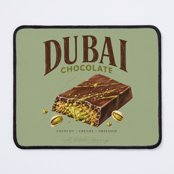 Item preview, Dubai Chocolate | Pistachio Kataifi Gourmet Dessert Illustration designed and sold by UUniqueIImprint.