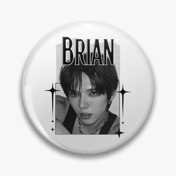 Item preview,  AMPERS&ONEe Brian Global KPOP Boy Group Black and White Collage Digital Art Portrait designed and sold by AJUNICE STUDIO.