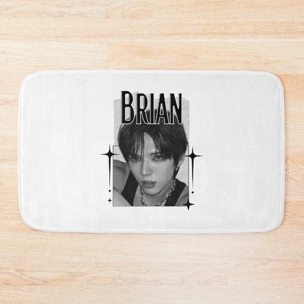 Item preview,  AMPERS&ONEe Brian Global KPOP Boy Group Black and White Collage Digital Art Portrait designed and sold by AJUNICE STUDIO.