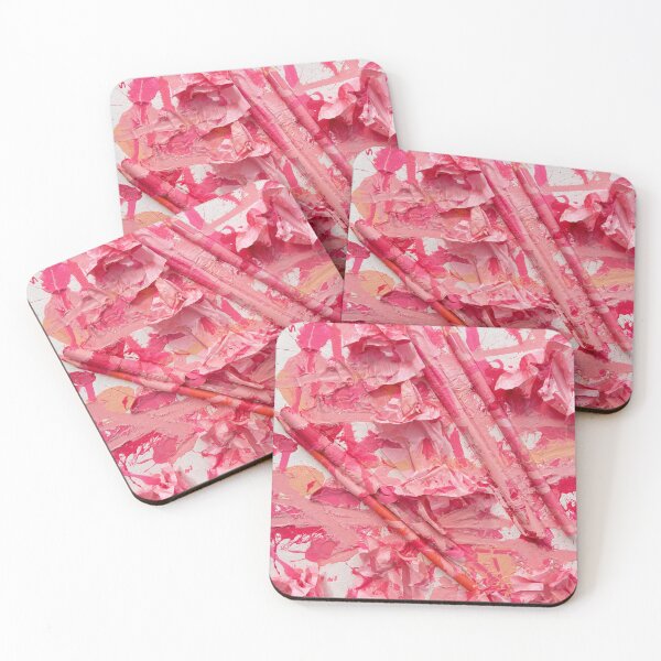 Item preview, Pink Monochromatic Pencil and Paper Mixed Media Art designed and sold by THE SPLATTERED HAUS BY SAGE BANKS.