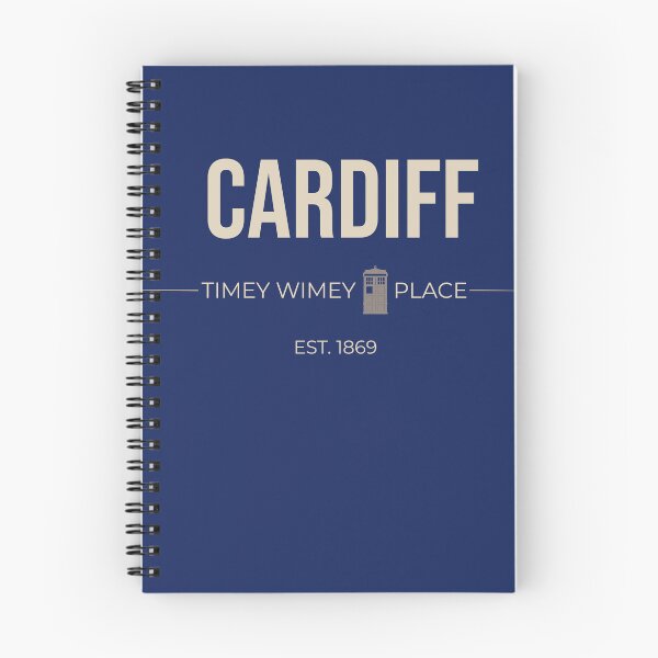Item preview, Cardiff - A Timey Wimey Place designed and sold by UnZChannel.