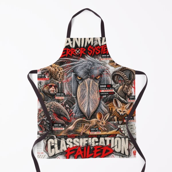 Item preview, Animal Error System – Classification Failed | Anti-Design Streetwear Graphic, Brutalist Animal Art designed and sold by zdzdesigner.
