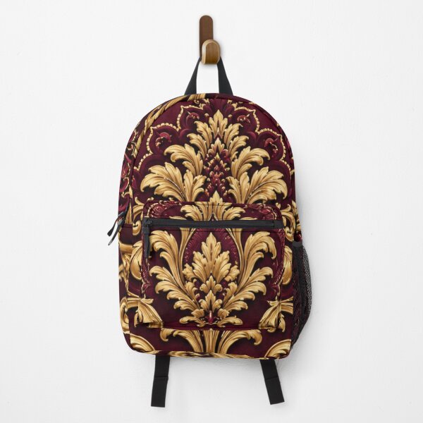 Item preview, Maroon-Gold Baroque & Damask designed and sold by DesignsByPrnces.
