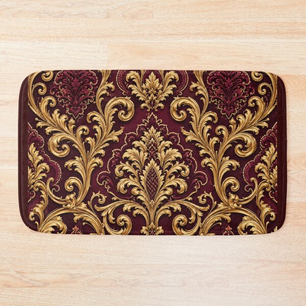 Item preview, Maroon-Gold Baroque & Damask designed and sold by DesignsByPrnces.