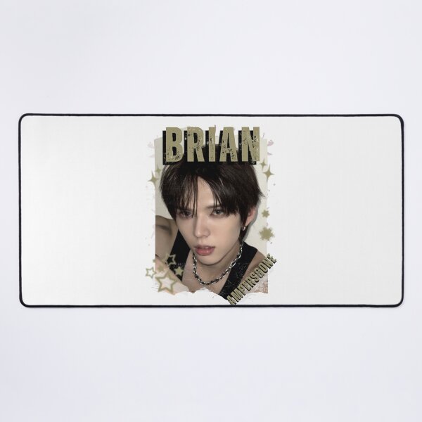 Item preview, AMPERS&ONEe Brian Global KPOP Boy Group Black and White Collage Digital Art Portrait designed and sold by AJUNICE STUDIO.