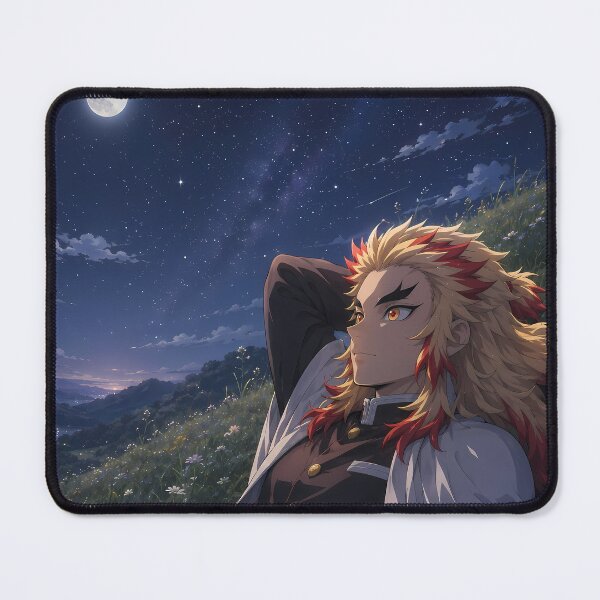 Item preview, Kyojuro Rengoku Demon Slayer Moonlit Meadow Dream designed and sold by Dashsopaner.