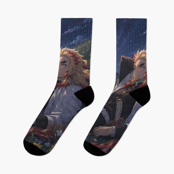Item preview, Kyojuro Rengoku Demon Slayer Moonlit Meadow Dream designed and sold by Dashsopaner.