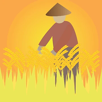Artwork thumbnail, Farming Rice by ROSE ANN BANILAR