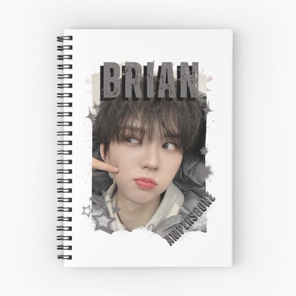 Item preview, AMPERS&ONEe Brian Global KPOP Boy Group Black and White Collage Digital Art Portrait designed and sold by AJUNICE STUDIO.