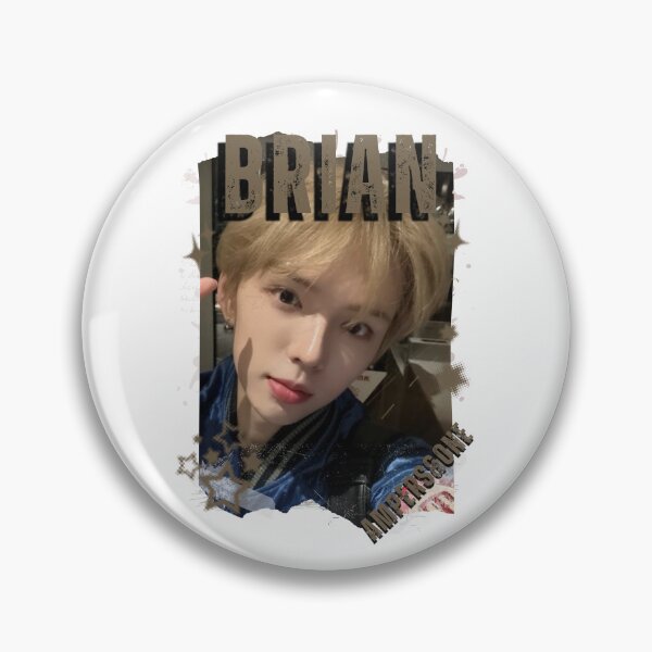 Item preview, AMPERS&ONEe Brian Global KPOP Boy Group Black and White Collage Digital Art Portrait designed and sold by AJUNICE STUDIO.