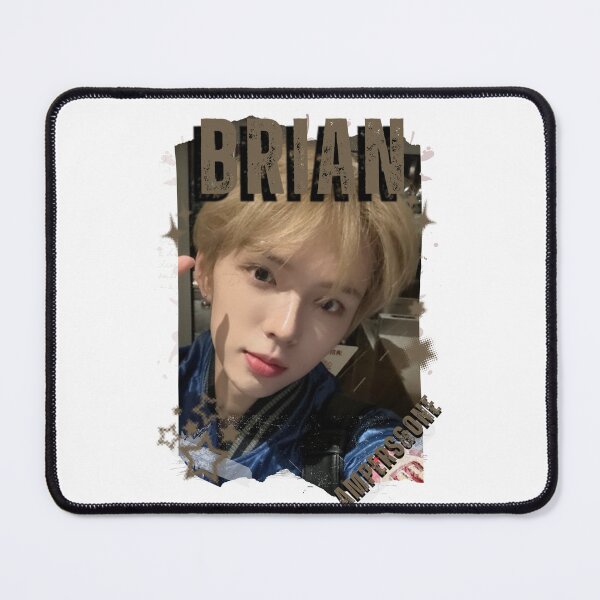 Item preview, AMPERS&ONEe Brian Global KPOP Boy Group Black and White Collage Digital Art Portrait designed and sold by AJUNICE STUDIO.