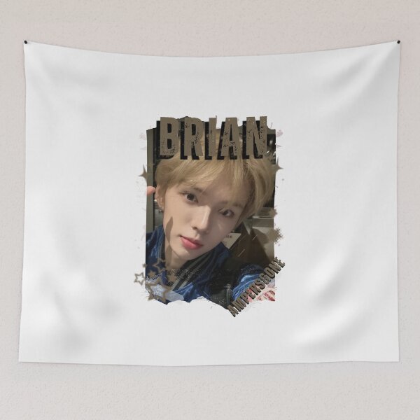 Item preview, AMPERS&ONEe Brian Global KPOP Boy Group Black and White Collage Digital Art Portrait designed and sold by AJUNICE STUDIO.