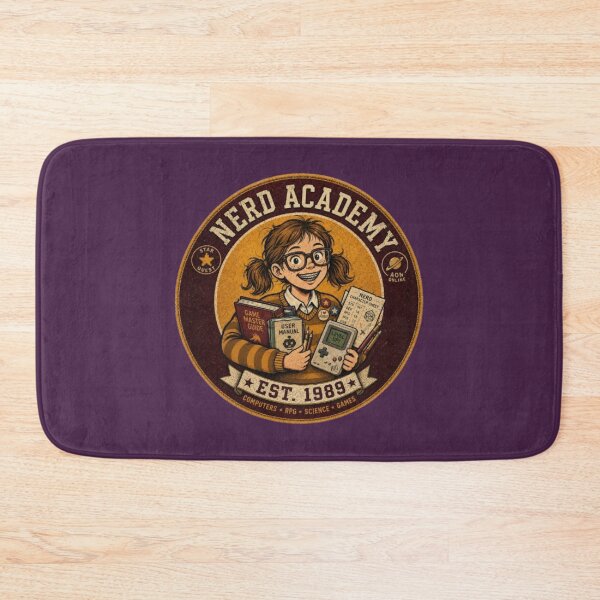 Item preview, Nerd Academy Retro 90s Geek Girl Vintage Patch designed and sold by YunsCozyCorner.