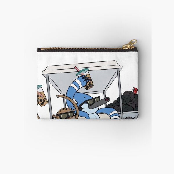 Item preview, Mordecai Rigby Golf Cart Boba Tea designed and sold by FreakToons.