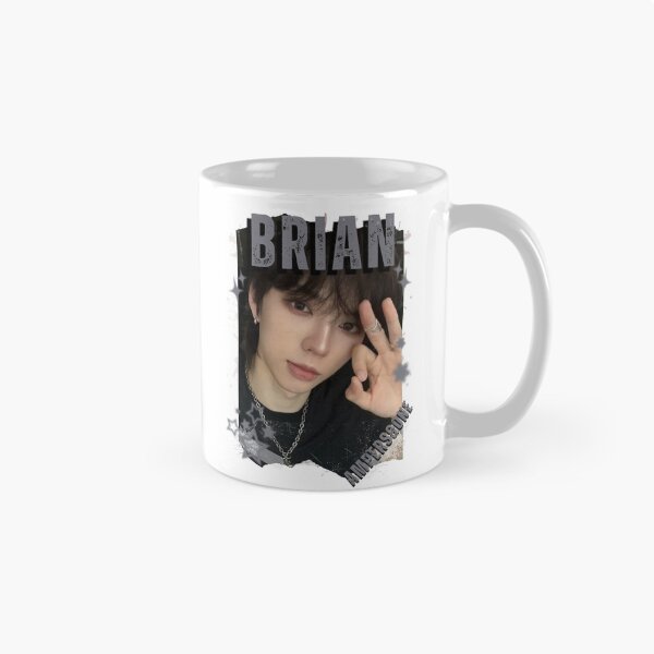 Item preview, AMPERS&ONEe Brian Global KPOP Boy Group Black and White Collage Digital Art Portrait designed and sold by AJUNICE STUDIO.