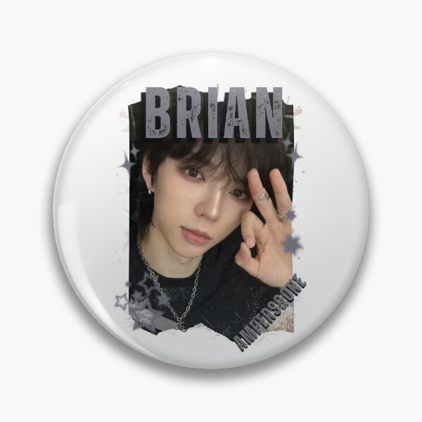 Item preview, AMPERS&ONEe Brian Global KPOP Boy Group Black and White Collage Digital Art Portrait designed and sold by AJUNICE STUDIO.