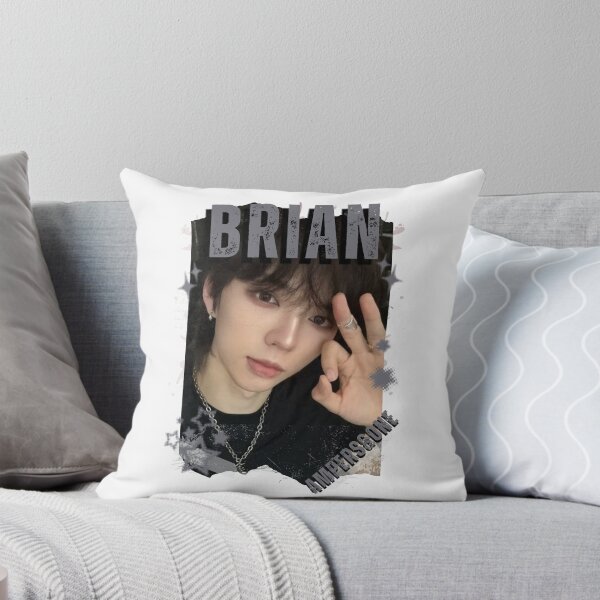 Item preview, AMPERS&ONEe Brian Global KPOP Boy Group Black and White Collage Digital Art Portrait designed and sold by AJUNICE STUDIO.