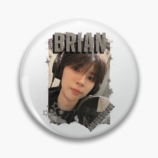 Item preview, AMPERS&ONEe Brian Global KPOP Boy Group Black and White Collage Digital Art Portrait designed and sold by AJUNICE STUDIO.