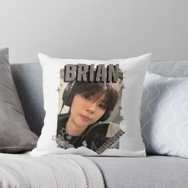 Item preview, AMPERS&ONEe Brian Global KPOP Boy Group Black and White Collage Digital Art Portrait designed and sold by AJUNICE STUDIO.