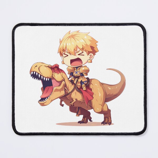 Item preview, Gilgamesh Fate Grand Order Chibi Dinosaur Adventure designed and sold by Dashsopaner.
