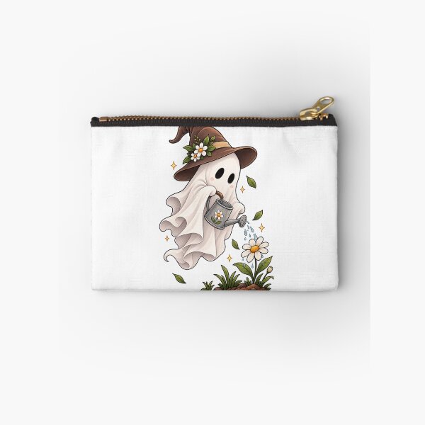 Item preview, Cute Ghost Gardener – Bloom & Grow designed and sold by BlackBoneArt.