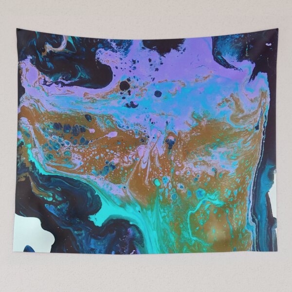 Item preview, Ultra Violet Abstract Bat designed and sold by Noora Elkoussy.