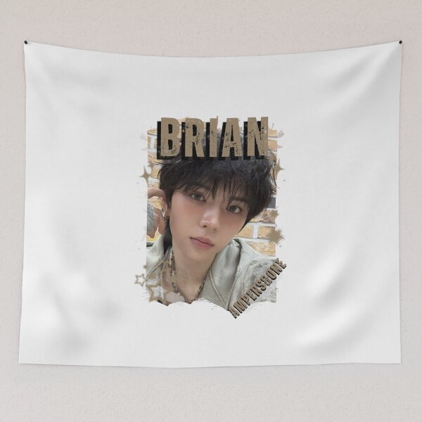 Item preview, AMPERS&ONEe Brian Global KPOP Boy Group Black and White Collage Digital Art Portrait designed and sold by AJUNICE STUDIO.