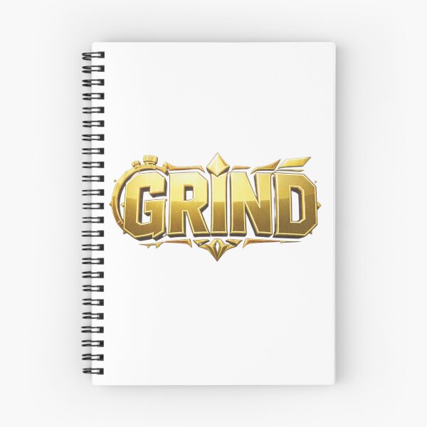Item preview, Grind Golden 3D Typography Gamer and Hustle Emblem  designed and sold by LC&LCPlatform.