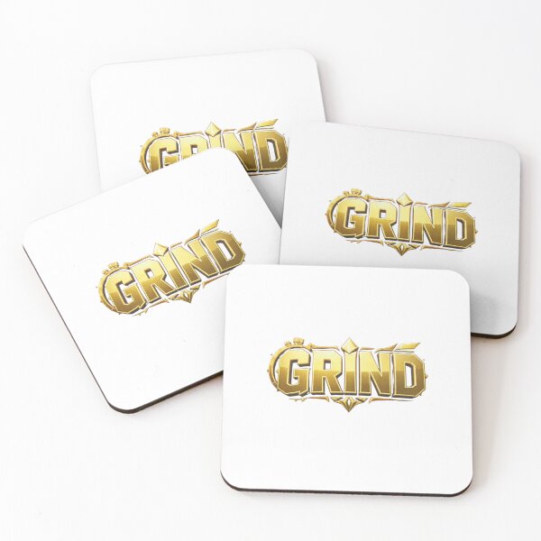 Item preview, Grind Golden 3D Typography Gamer and Hustle Emblem  designed and sold by LC&LCPlatform.