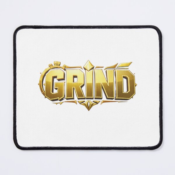 Item preview, Grind Golden 3D Typography Gamer and Hustle Emblem designed and sold by LC&LCPlatform.
