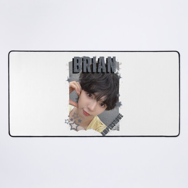 Item preview, AMPERS&ONEe Brian Global KPOP Boy Group Black and White Collage Digital Art Portrait designed and sold by AJUNICE STUDIO.