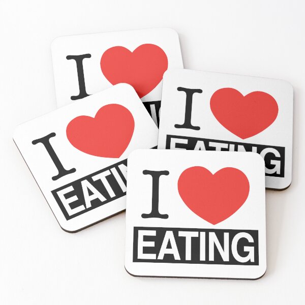 Item preview, I Love Eating - I'm Foodie designed and sold by DGMaxShop.