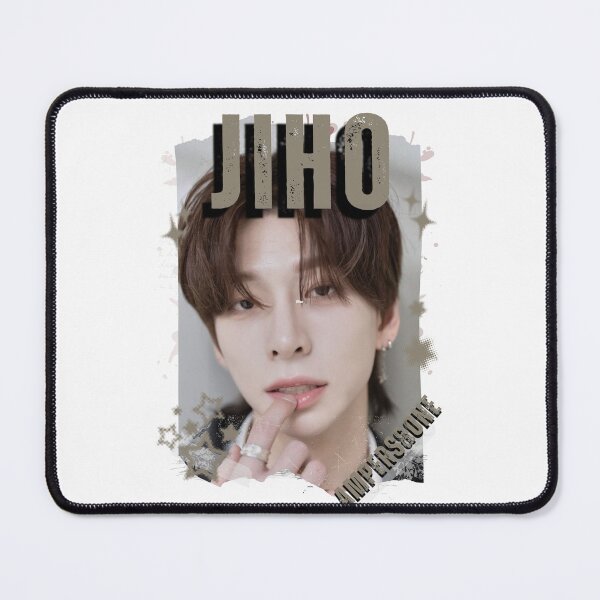 Item preview, AMPERS&ONEe Jiho Global KPOP Boy Group Black and White Collage Digital Art Portrait designed and sold by AJUNICE STUDIO.
