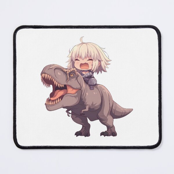 Item preview, Jeanne d Arc Fate Grand Order Dinosaur Chibi Quest designed and sold by Dashsopaner.
