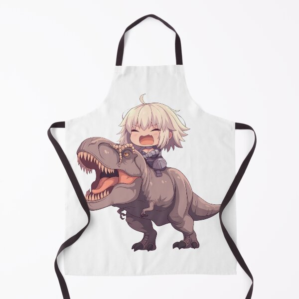 Item preview, Jeanne d Arc Fate Grand Order Dinosaur Chibi Quest designed and sold by Dashsopaner.