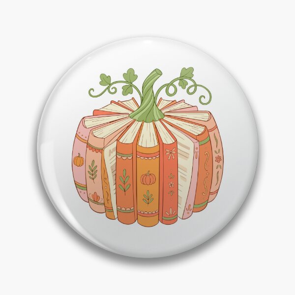 Item preview,  Fall Book Pumpkin Halloween Librarian Teacher Spooky Bookish  designed and sold by FreshVibe Prints.