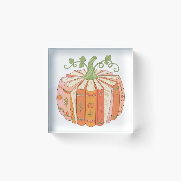 Item preview,  Fall Book Pumpkin Halloween Librarian Teacher Spooky Bookish  designed and sold by FreshVibe Prints.