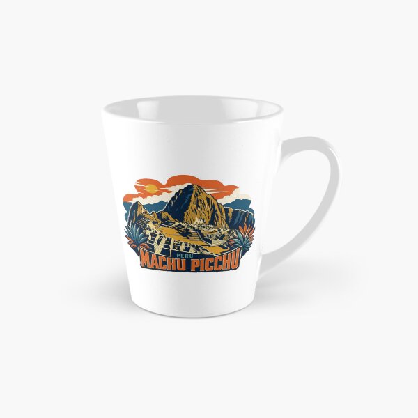 Item preview, Machu Picchu Peru Retro Mountain Badge designed and sold by Inkworksbyshery.