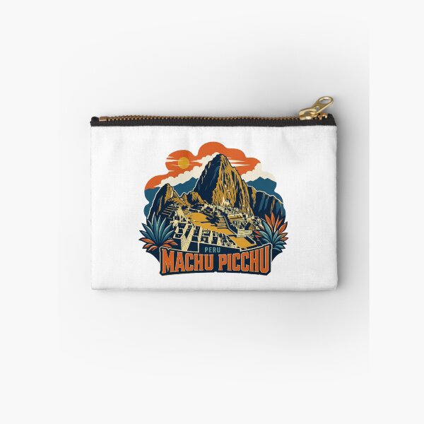 Item preview, Machu Picchu Peru Retro Mountain Badge designed and sold by Inkworksbyshery.