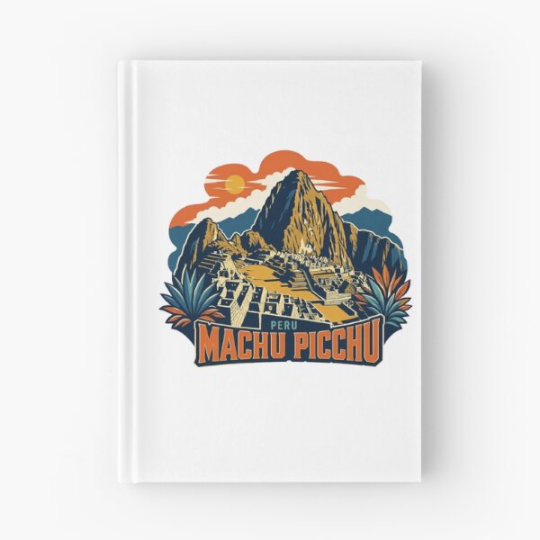 Item preview, Machu Picchu Peru Retro Mountain Badge designed and sold by Inkworksbyshery.