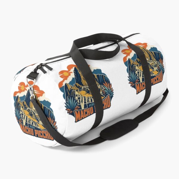 Item preview, Machu Picchu Peru Retro Mountain Badge designed and sold by Inkworksbyshery.