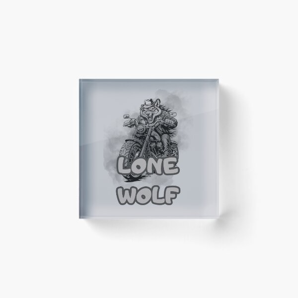 Item preview,  Moto Maniacs Wolf Digital Dark Art 7 designed and sold by GoGreenlove.