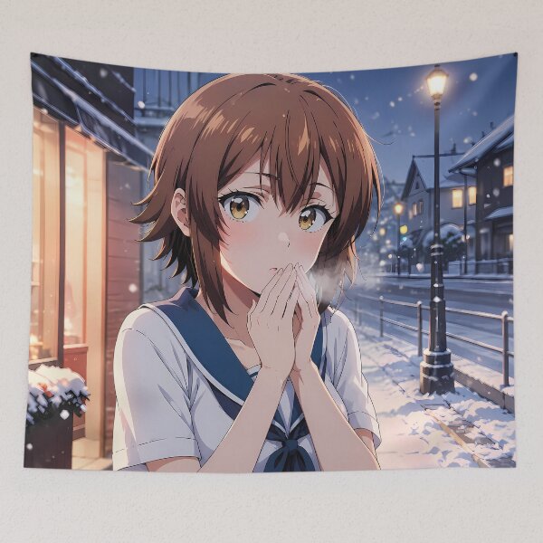 Item preview, Chisa Kotegawa Grand Blue Winter Street Warmth designed and sold by Dashsopaner.