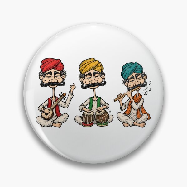 Item preview, Folk Musicians | Traditional Indian Music Trio designed and sold by ravuh.