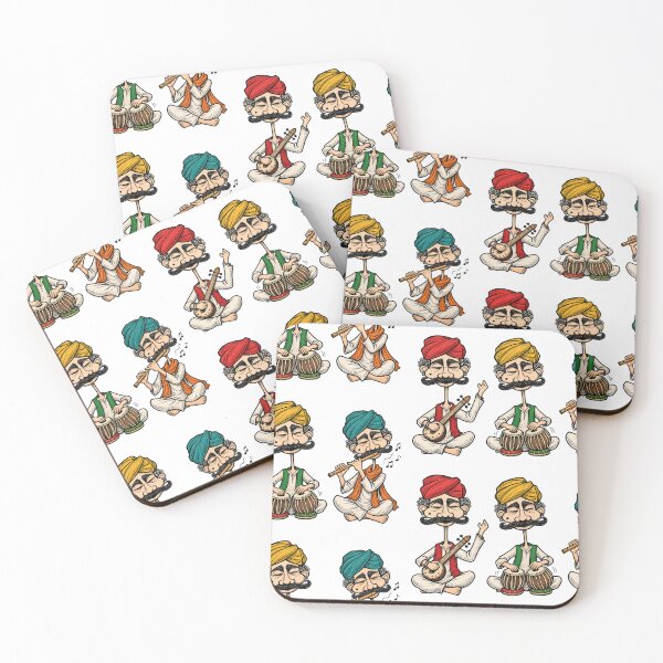 Item preview, Folk Musicians | Traditional Indian Music Trio designed and sold by ravuh.
