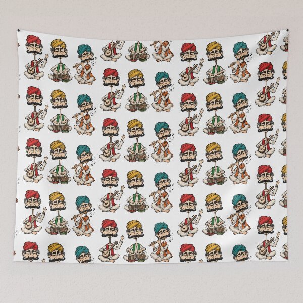 Item preview, Folk Musicians | Traditional Indian Music Trio designed and sold by ravuh.